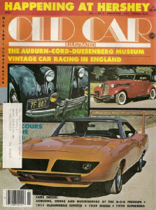 OLD CAR ILLUSTRATED 1980 MAR - AUBURN-CORDS,'11 OLDSMOBILE,'29 MOON,'70 BIRD